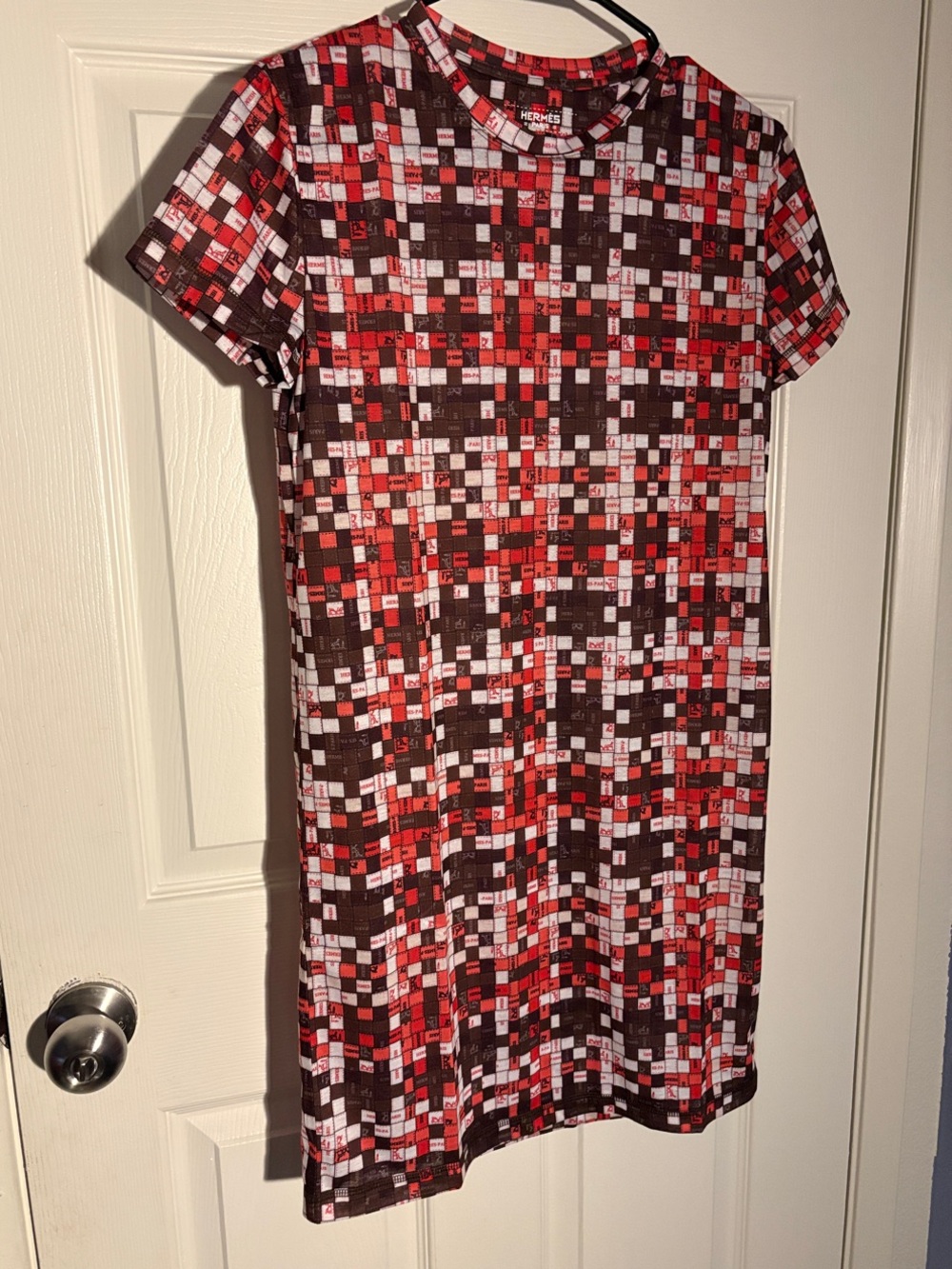 Hermes Short-Sleeve Dress